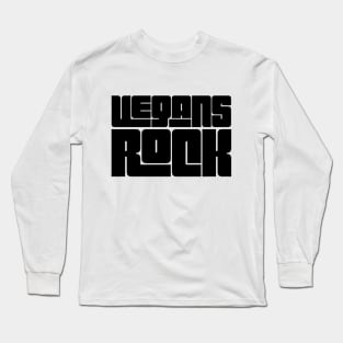 Vegans Rock Long Sleeve T-Shirt